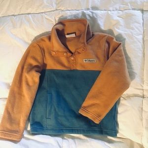Boys Columbia fleece pullover jacket